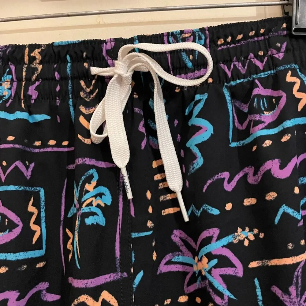 Men's CHUBBIES 80s Scribble Print SWIM TRUNKS SHORTS  2XL 7